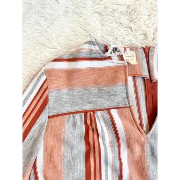70s Burnt Orange Stripe Tunic Set - Picture 16 of 16